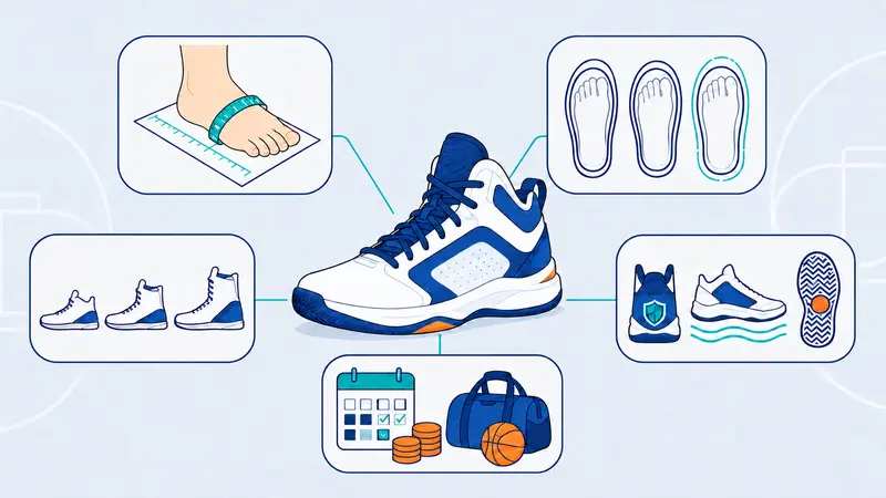 幅広バスケットシューズの選び方5つのポイント