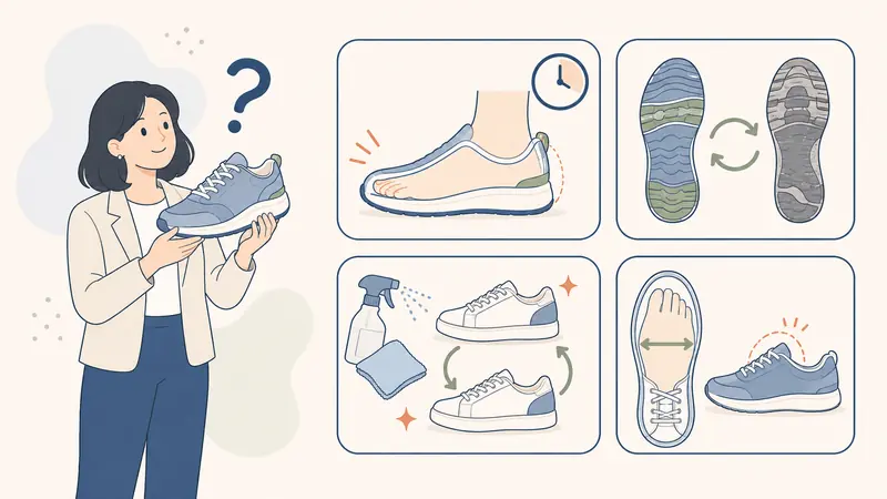 歩きやすいスニーカーに関するよくある質問(FAQ)