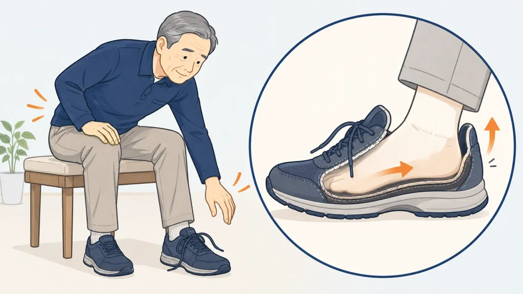 高齢者の靴選びがうまくいかなくなる3つの原因