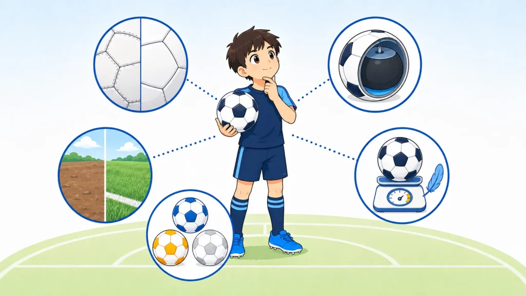 サッカーボール4号検定球の選び方のポイント