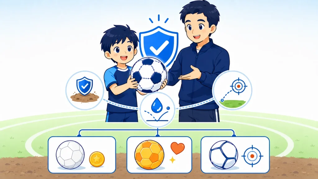サッカーボール4号検定球選びで迷った場合の結論