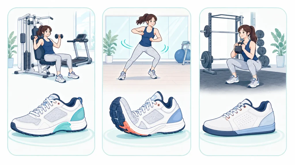 レディースのジム用シューズ|失敗しない選び方5つのポイント