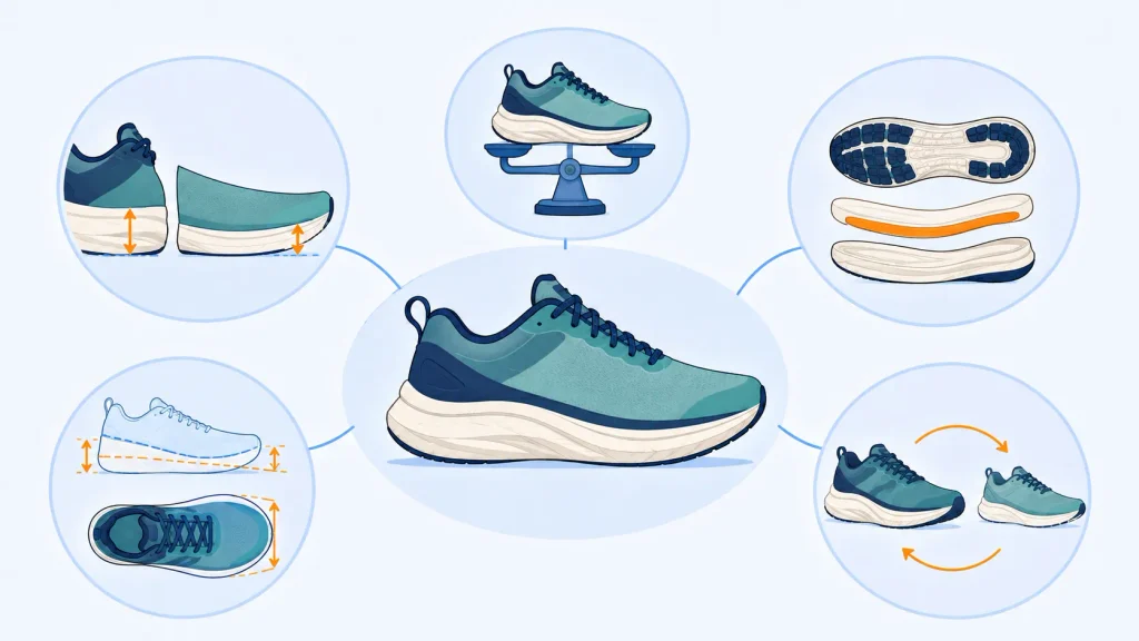 サブ4.5向けランニングシューズの選び方5つのポイント