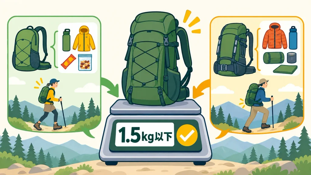30Lの登山リュックの選び方5つのポイント
