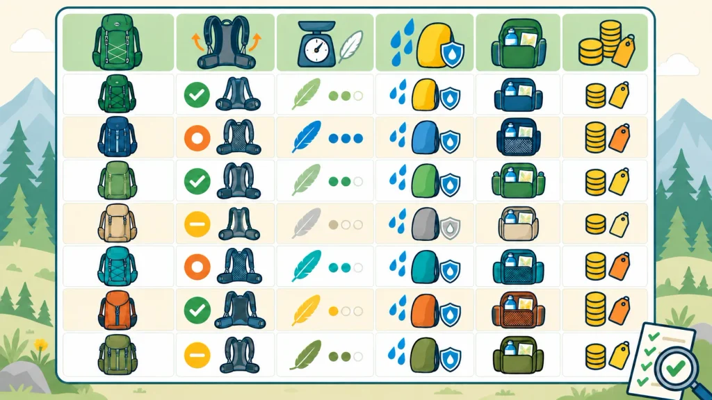 30Lの登山リュックおすすめランキングTOP7