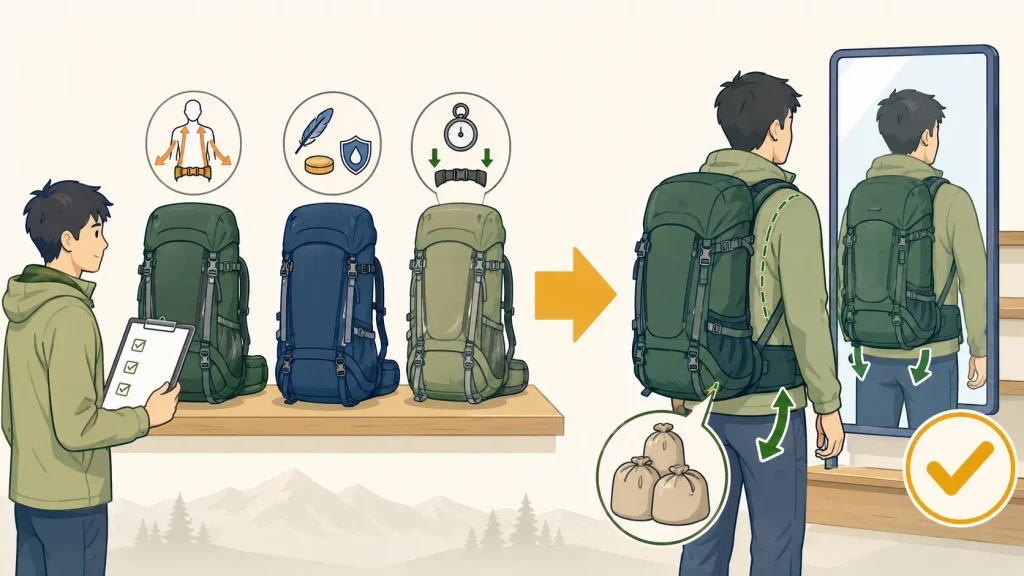 30Lの登山リュック選びで迷った場合の結論