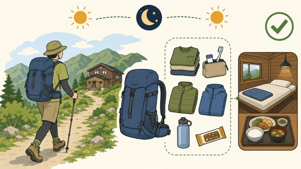 30Lの登山リュックはどんな山行に向いている？