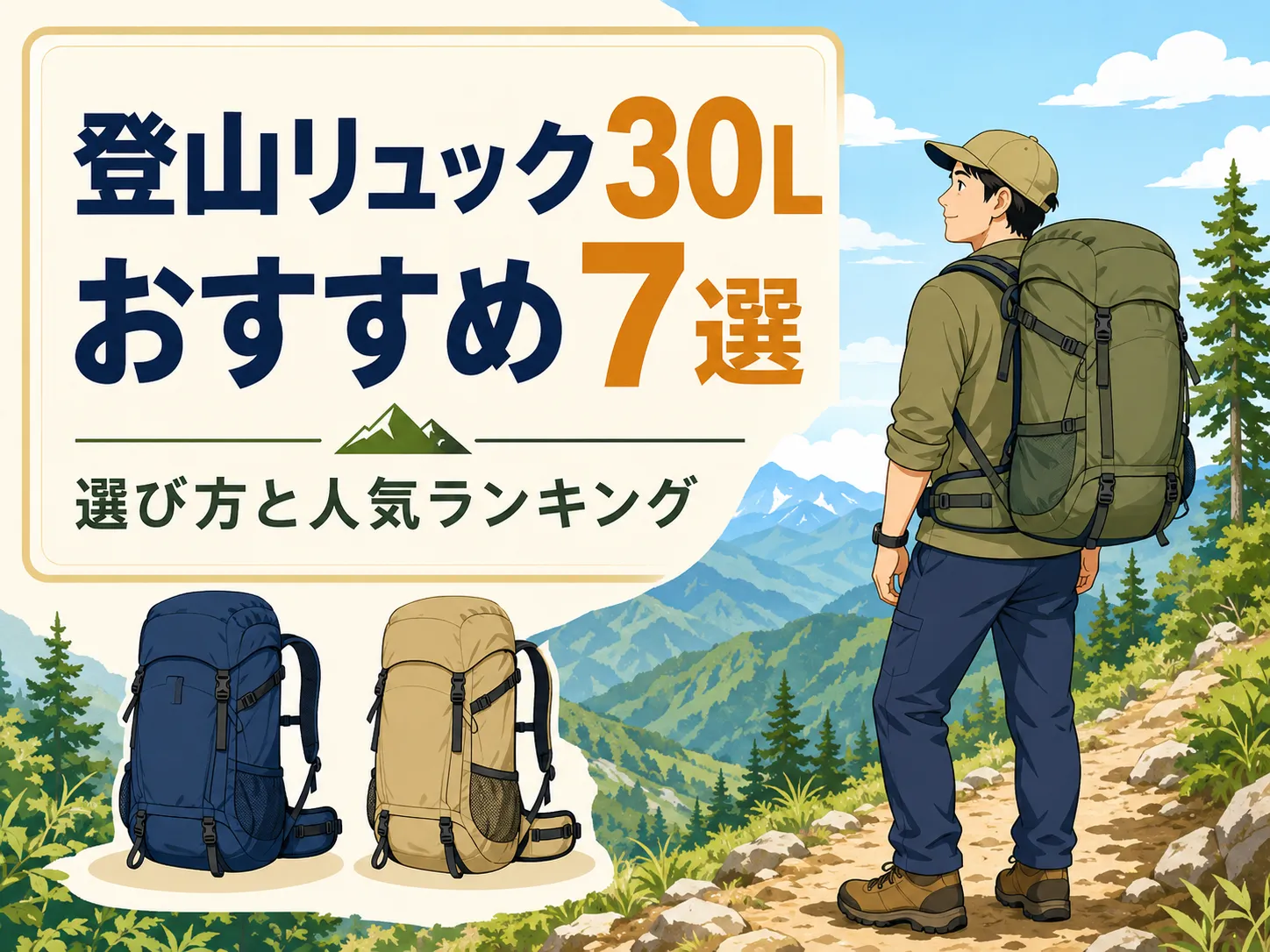 登山リュック30Lおすすめ7選｜選び方と人気ランキング【2026年】