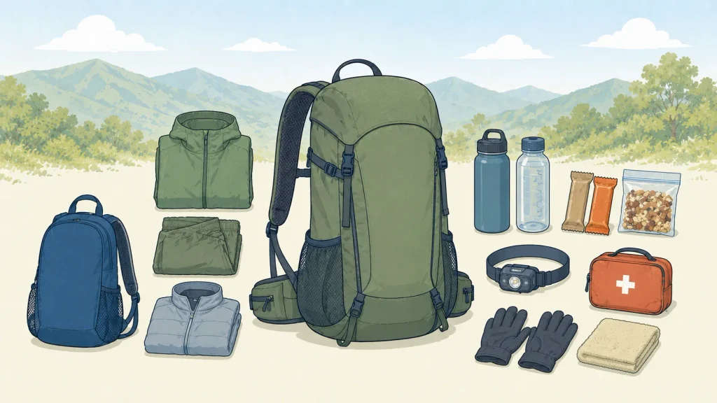 登山リュック10Lはどんな場面で使える？まずは容量の考え方を整理