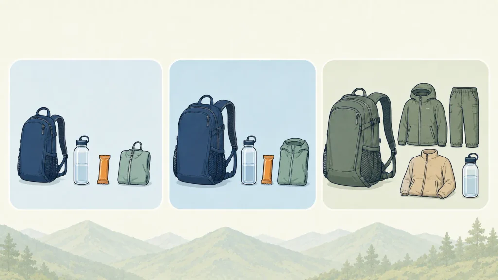 10L前後の登山リュックの選び方5つのポイント