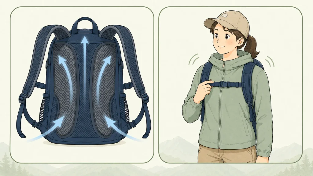 10L前後の登山リュックの選び方5つのポイント