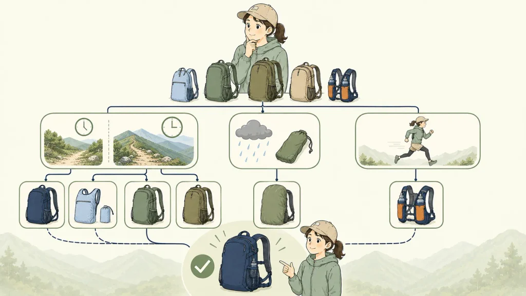 10Lの登山リュック選びで迷ったときの結論