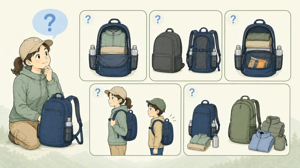登山リュック10Lに関するよくある質問（FAQ）