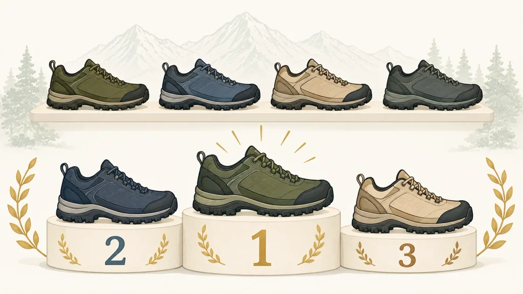 ローカット登山靴おすすめランキングTOP7