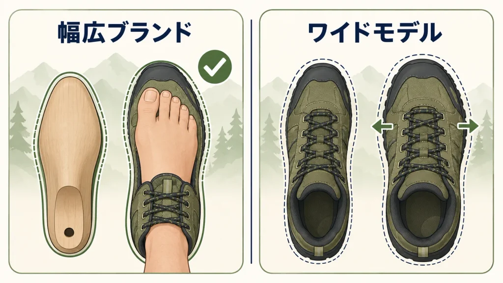 失敗しない!幅広トレッキングシューズの選び方5つのポイント