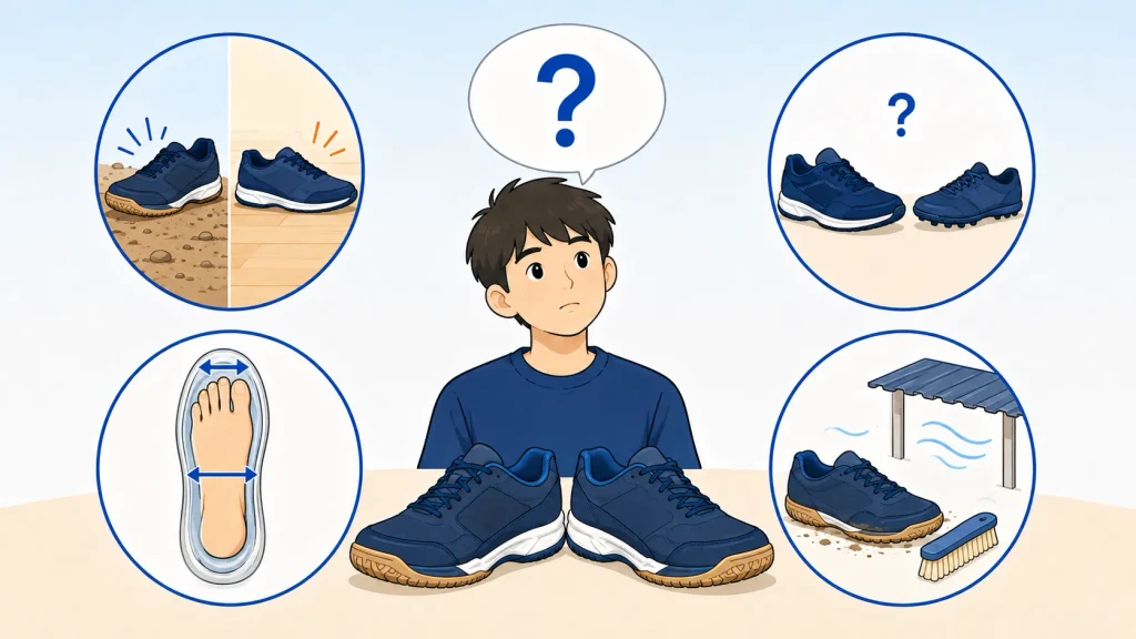 外用ハンドボールシューズに関するよくある質問