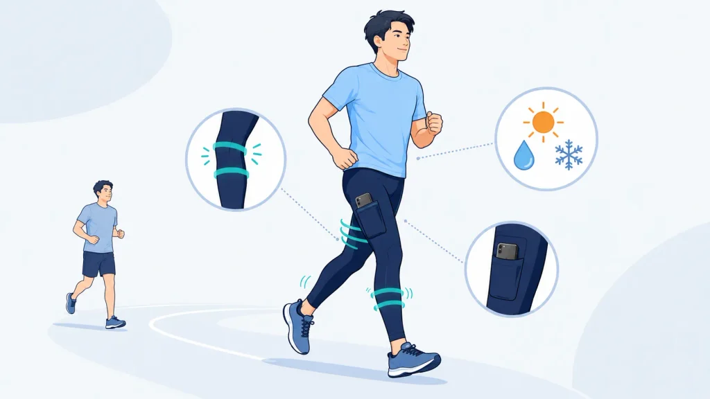 ランニングタイツを履くメリットとは？本当に必要？