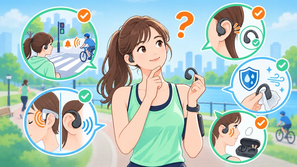 ランニング用ワイヤレスイヤホンに関するよくある質問