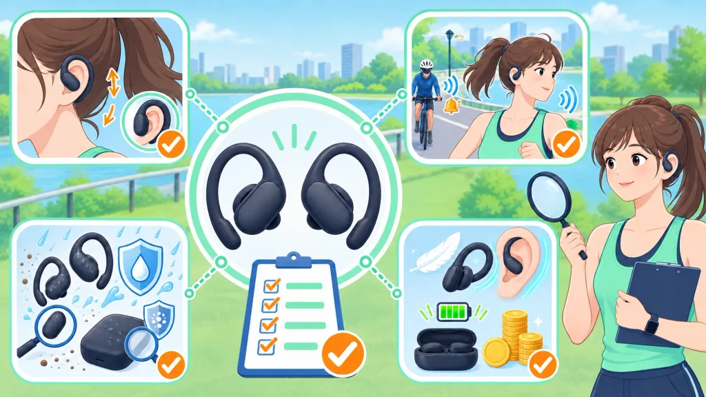 ランニング用ワイヤレスイヤホンおすすめランキングの選定基準