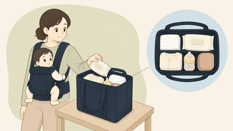箱型で自立するモデルが多く、荷物を探しやすい