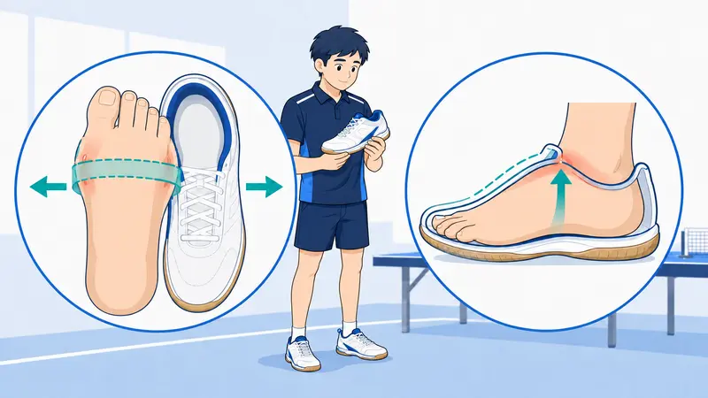 幅広の人が卓球シューズ選びで失敗しやすい理由