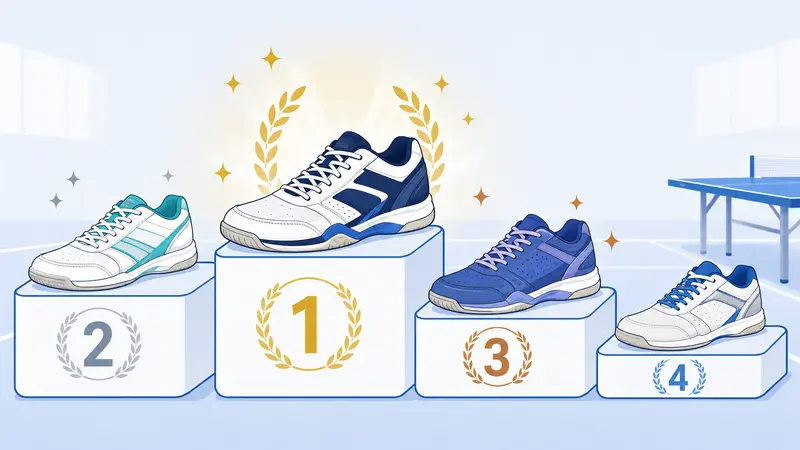 幅広向け卓球シューズおすすめランキングTOP4