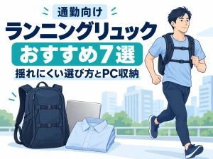 通勤向けランニングリュックおすすめ7選|揺れない選び方とPC収納
