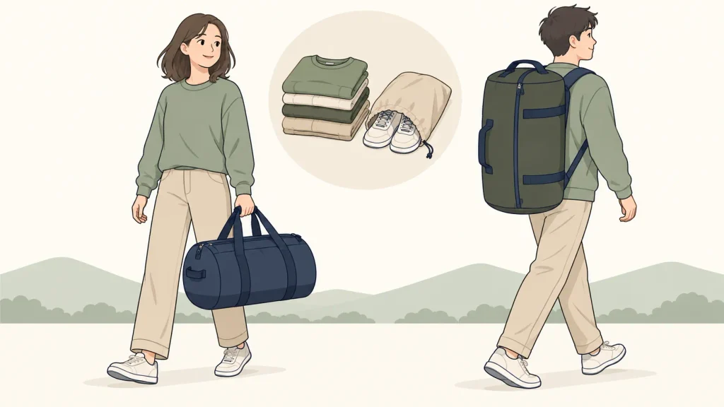 まとめ|荷物量と持ち運び方に合うバッグを選ぼう