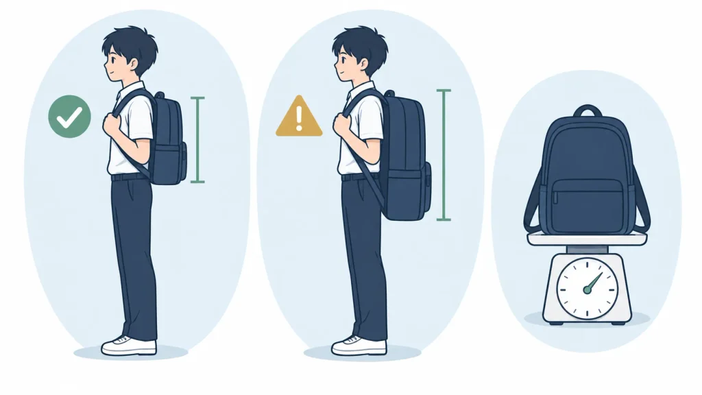 ノースフェイスの通学用リュックの選び方