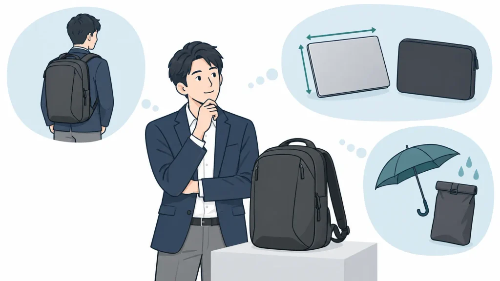 アークテリクスのビジネスリュックに関するよくある質問
