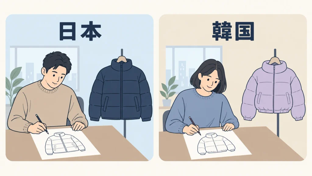 韓国ノースフェイス(ホワイトレーベル)のダウンとは?日本版との違い