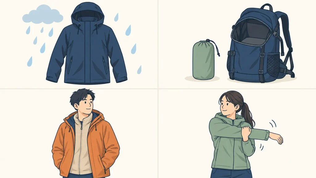 用途・悩み別に選ぶおすすめのシェルジャケット