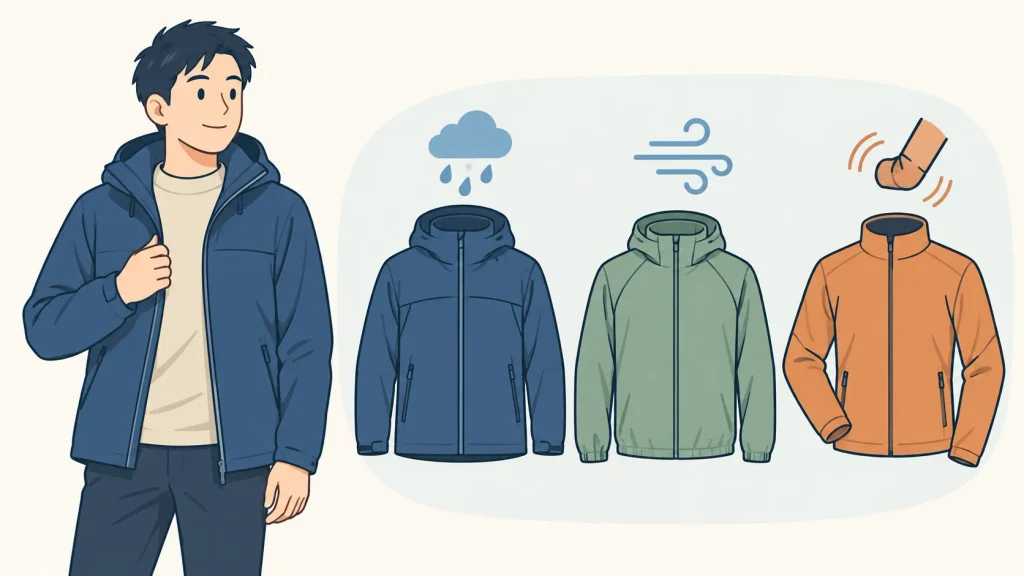 ノースフェイスのシェルジャケットとは?種類と違い