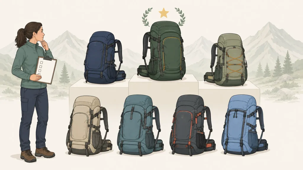 レディース登山リュックおすすめランキング7選