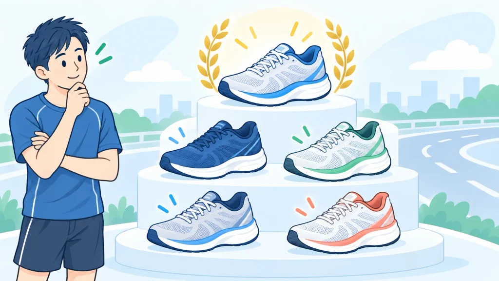 初心者向けメンズランニングシューズおすすめランキング5選