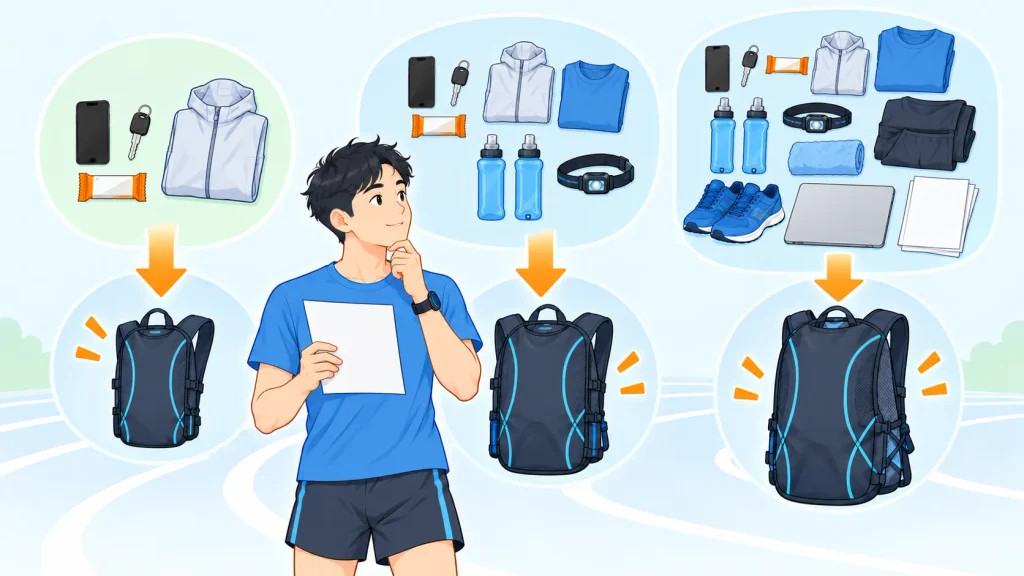 失敗しないランニングリュックの選びのポイント