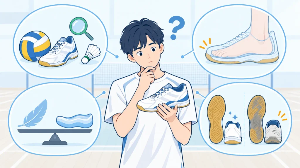 バドミントンシューズに関するよくある質問