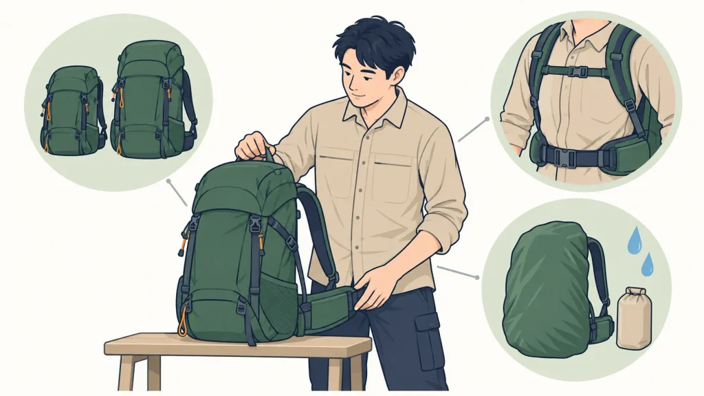日帰り向け登山リュックに関するよくある質問