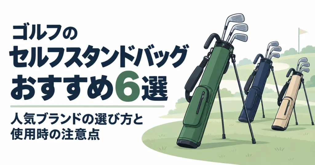 ゴルフのセルフスタンドバッグおすすめ6選｜人気ブランドの選び方と使用時の注意点