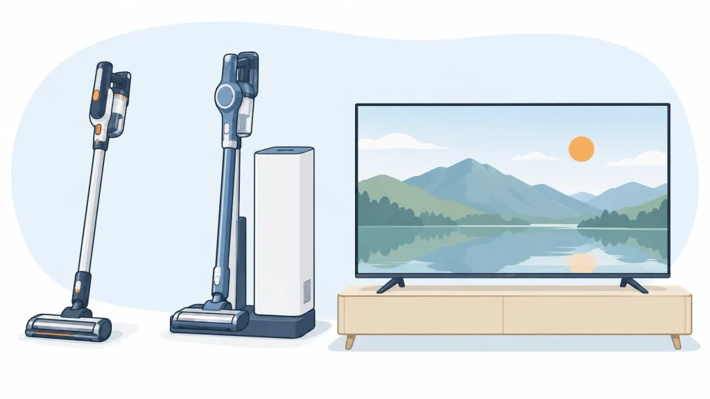 掃除機・テレビなどの生活家電