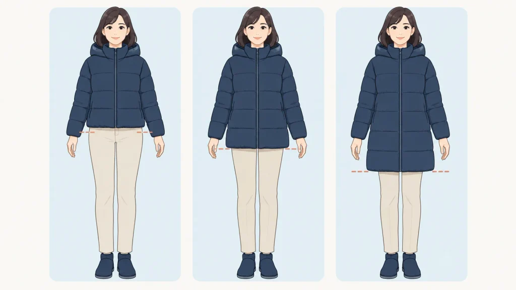 防寒ダウン(レディース)の暖かさを見極める4つのポイント