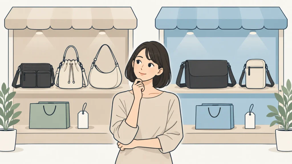 韓国ノースフェイスのショルダーバッグとは?日本向けモデルとの違い