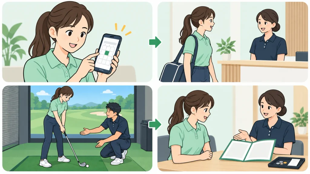 体験レッスンの申し込み方法と当日の確認ポイント