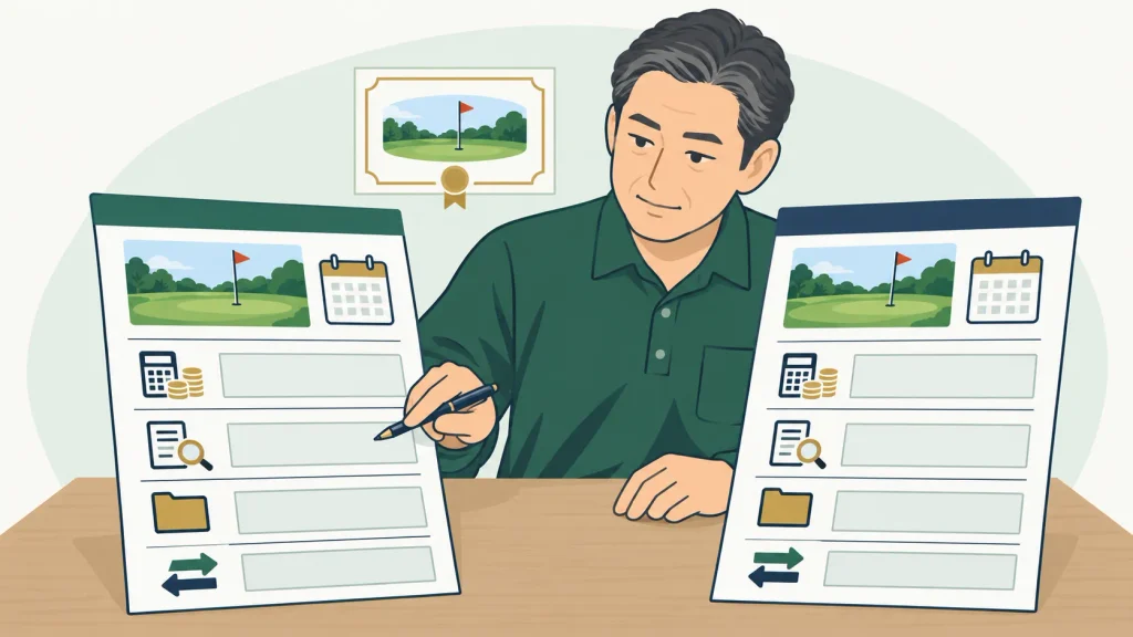 住地ゴルフに相談するメリットと事前に確認したい点