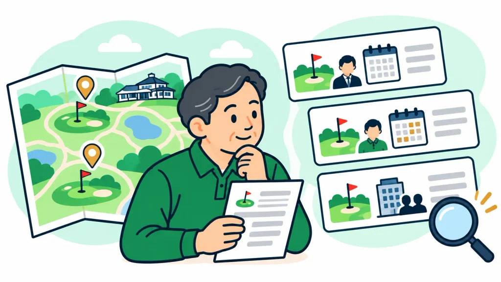 日本ゴルフ同友会で相談できる会員権と選び方