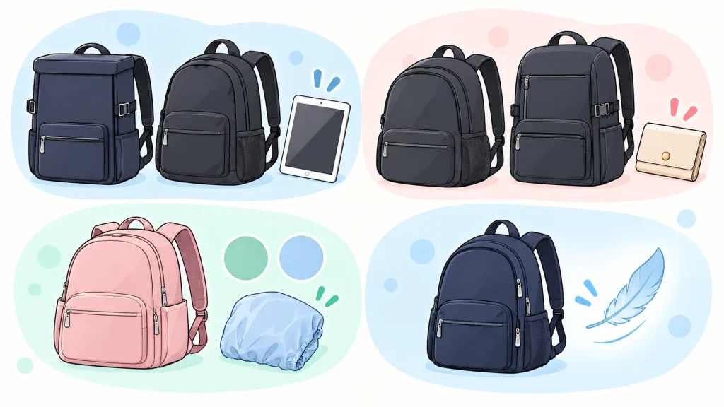 女子高校生の通学用に検討したいリュックブランド