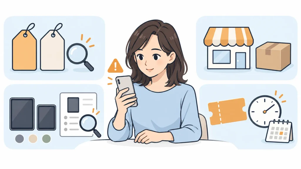 買い物で失敗しないための注意点