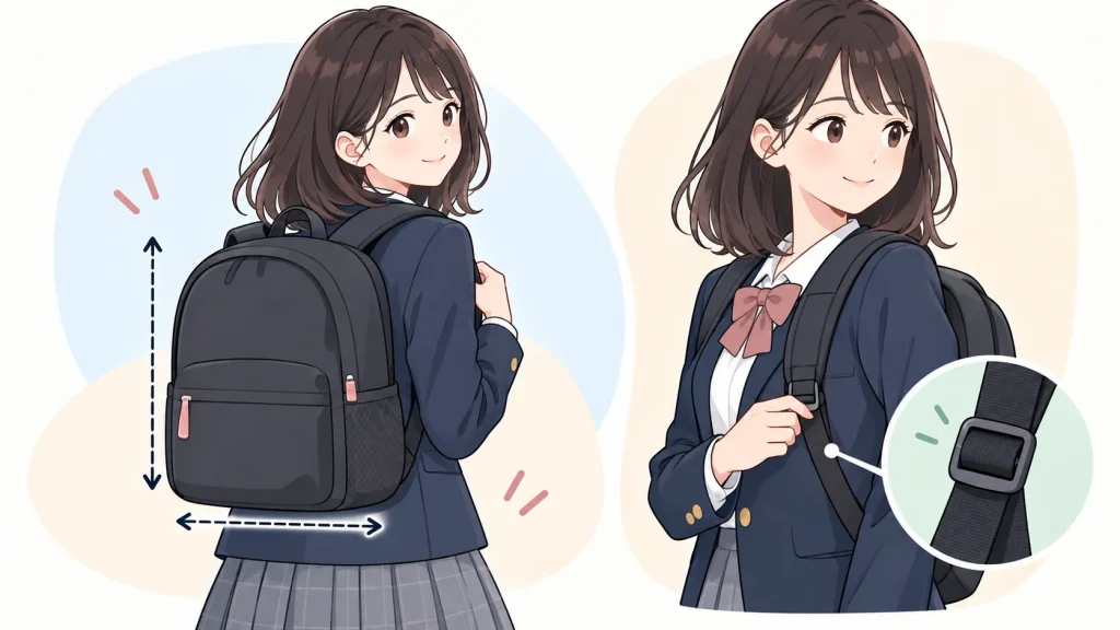 女子高校生の通学リュックの選び方