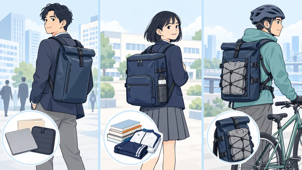 用途別に選ぶ防水リュックのおすすめ
